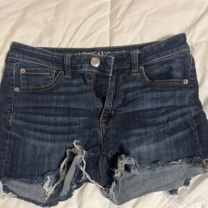 American Eagle Outfitters Dark Blue Jean Shorts